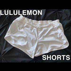 Lululemon White Shorts